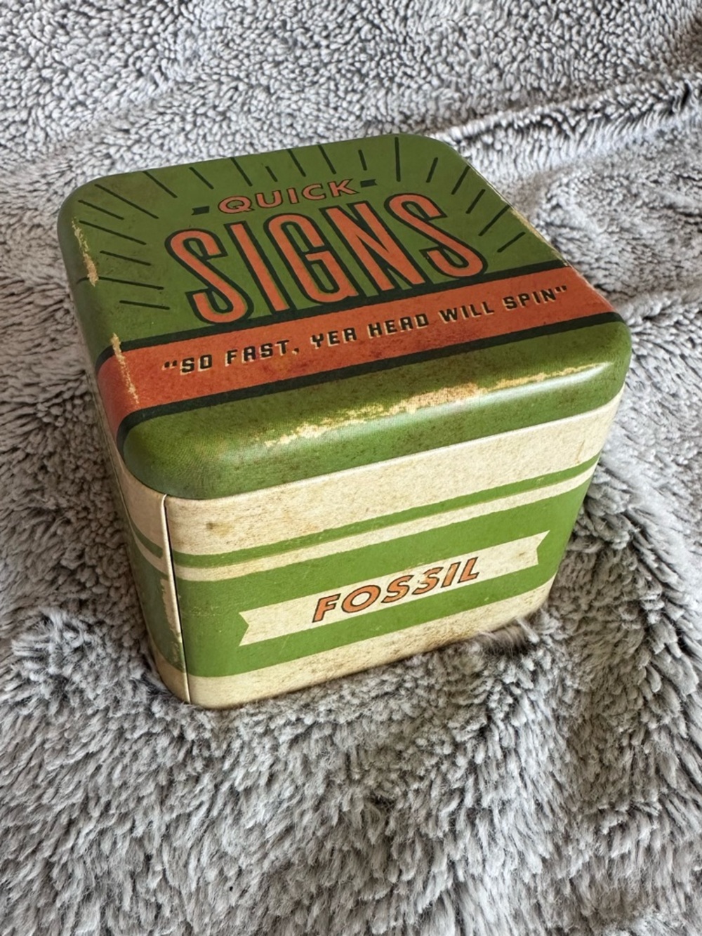 Fossil Watch Tin **EMPTY**